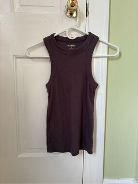 Old Navy Purple Ribbed Tank